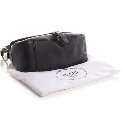 Prada Vacchetta Old Leather Saddle Bag Nero Black 4 of 7
