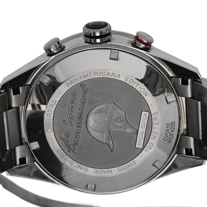 Tag Heuer Stainless Steel 44mm Carrera Panamericana Chronograph Automatic Watch Black CV1A10 4 of 4