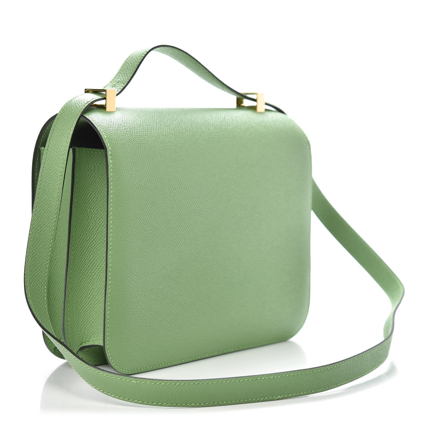 Hermes Epsom Constance 24 Vert Criquet 3 of 10