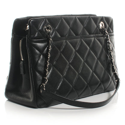 Chanel Caviar CC Timeless Tote Black 3 of 8