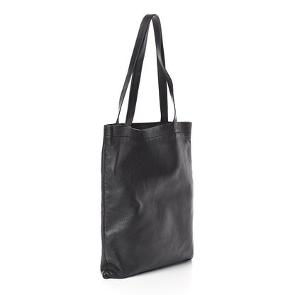 Saint Laurent Calfskin Tote Black 3 of 9