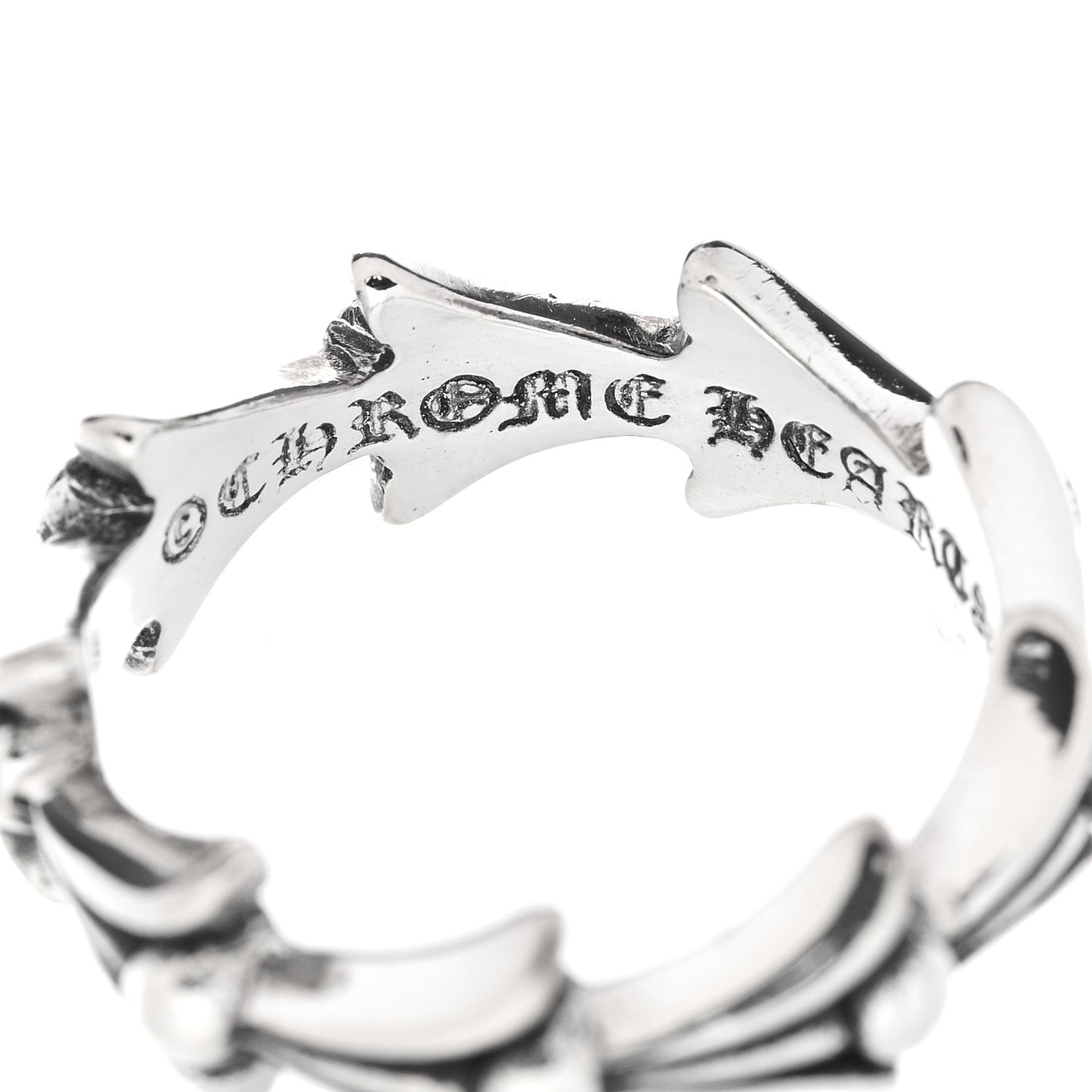 Sterling Silver Crosstail Ring 50 5.5