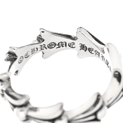 Chrome Hearts Sterling Silver Crosstail Ring 50 5.5 5 of 5