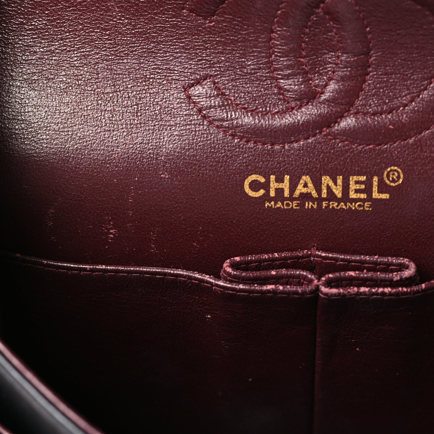 Lambskin Quilted Small Double Flap Black