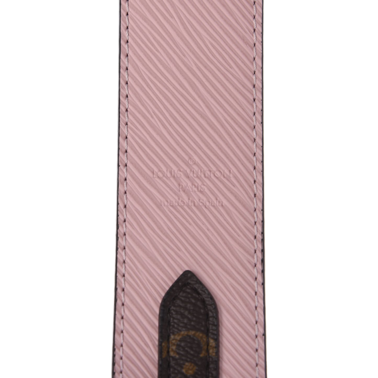 Epi Monogram Bandouliere Shoulder Strap Rose Ballerine