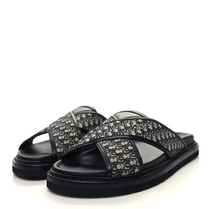 Christian Dior Oblique Mens Aqua Sandal 41 Blue 3 of 10