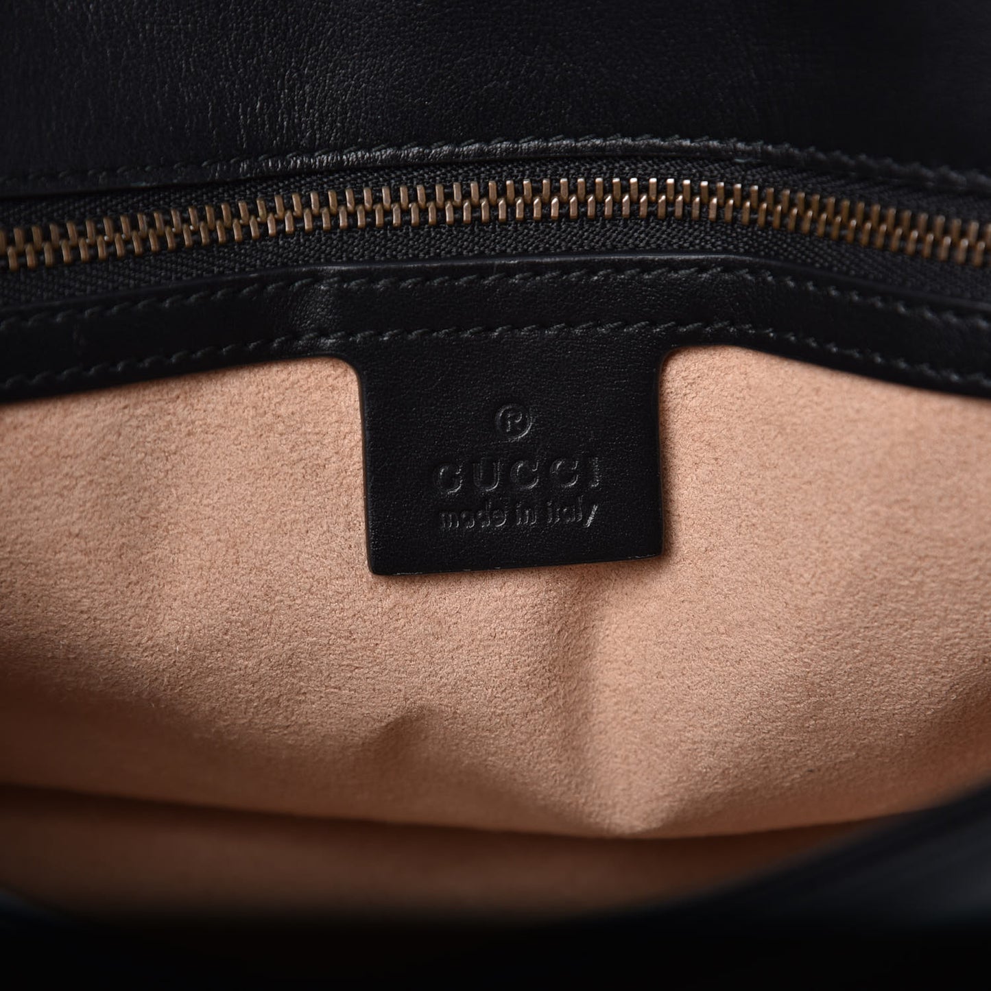 Calfskin Matelasse Small GG Marmont Shoulder Bag Black