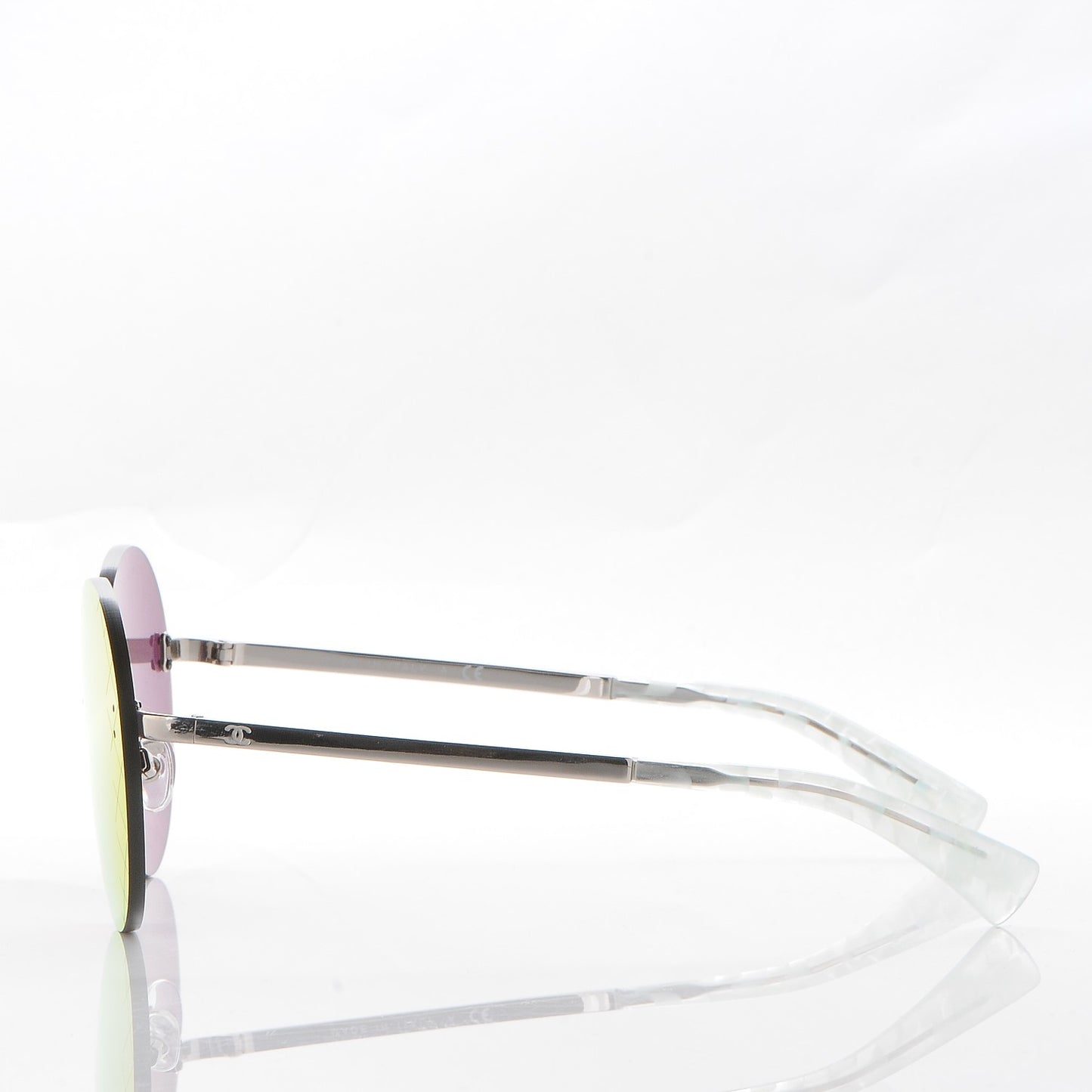 Mirrored Round Sunglasses 4216 Red