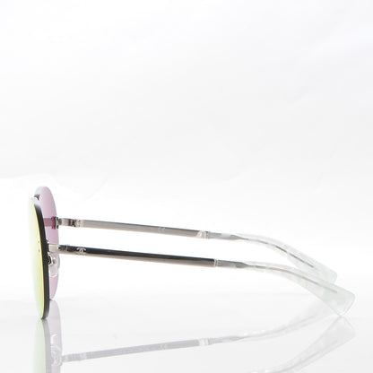 Chanel Mirrored Round Sunglasses 4216 Red 3 of 9