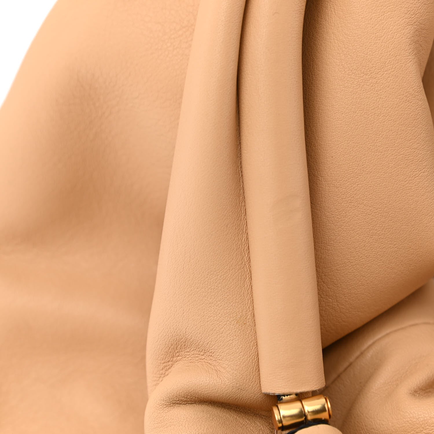 Bottega Veneta Smooth Butter Calf The Pouch Oversized Clutch Nude 13 of 13