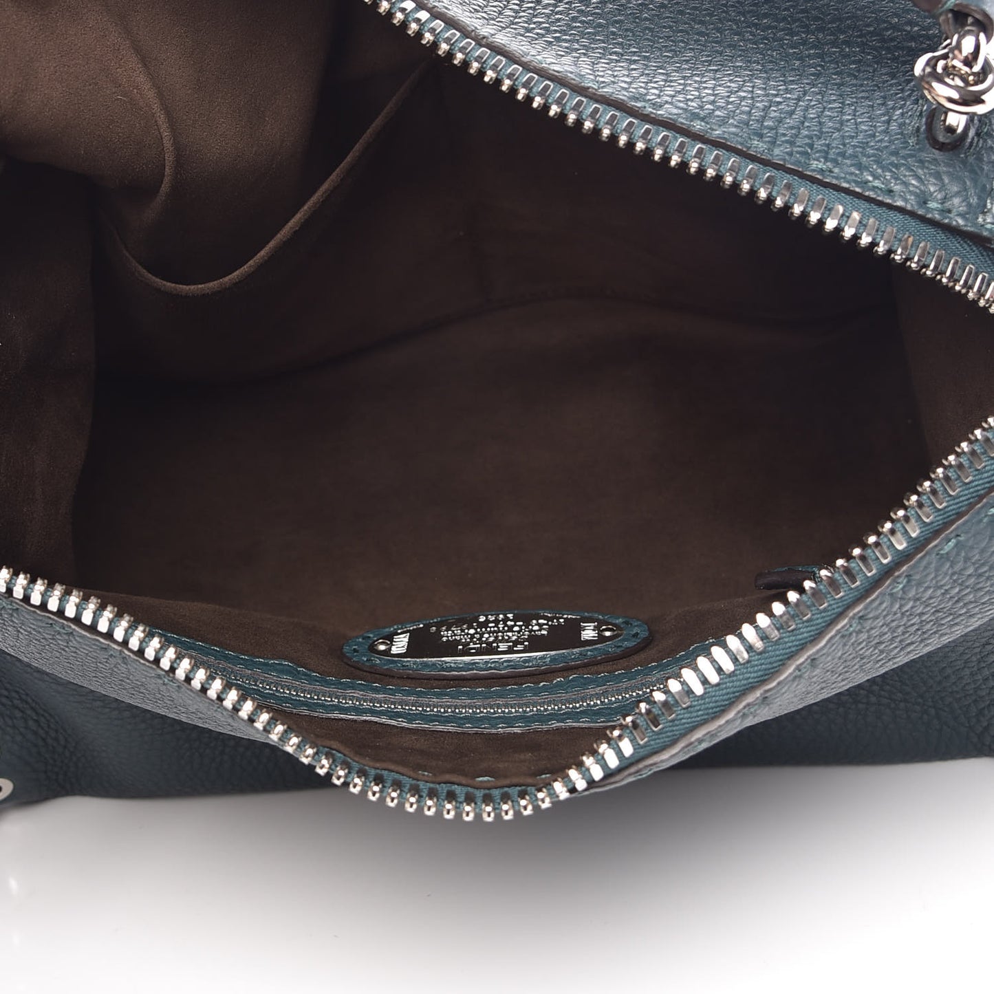 Cuoio Romano Selleria Vitello Dolce Lace Up Lei Boston Tote Tempesta Asfalto