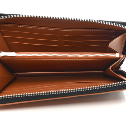 Goyard Goyardine Matignon Zip Around GM Wallet Black Gold 5 of 8
