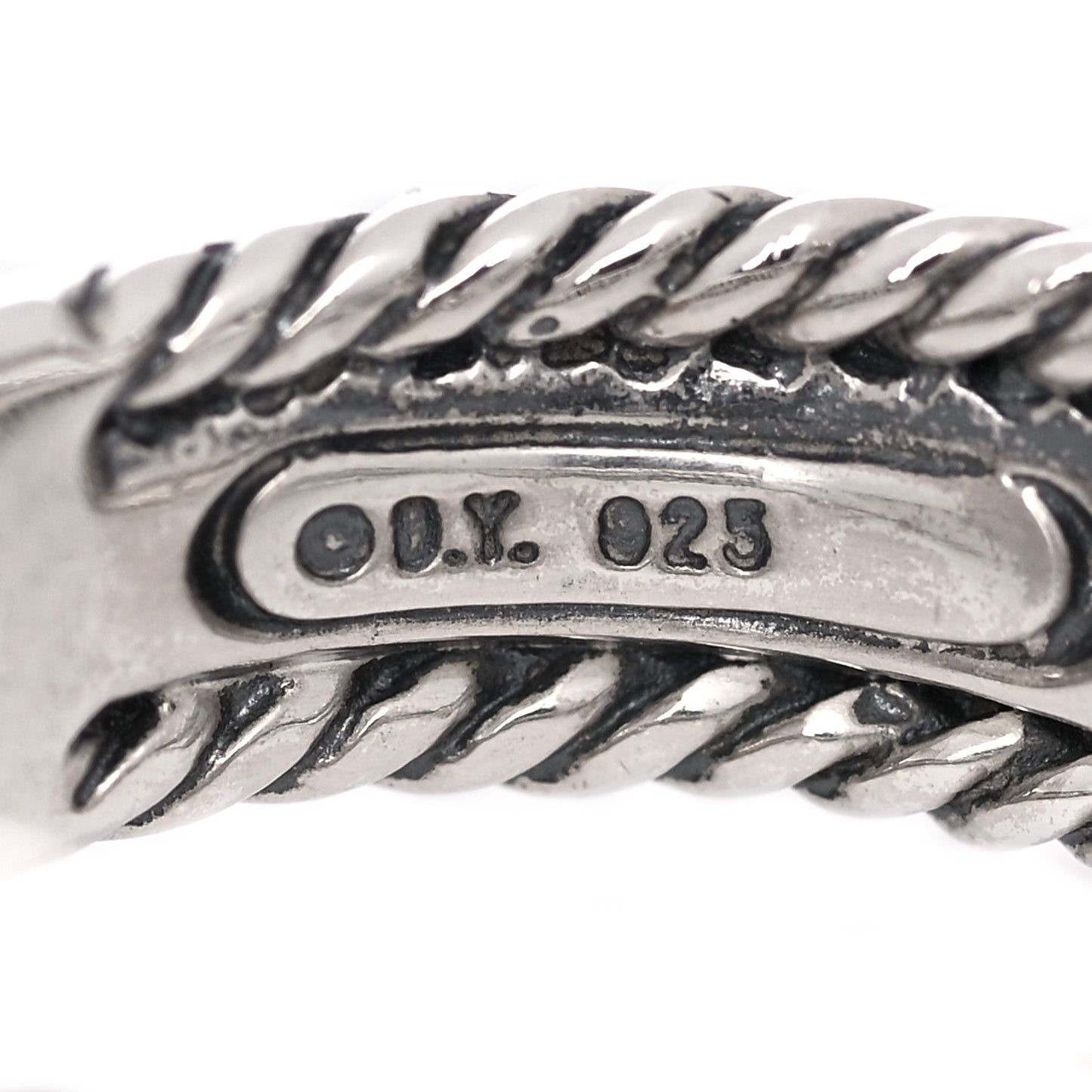 Sterling Silver Diamond X Crossover Ring 51 5.75