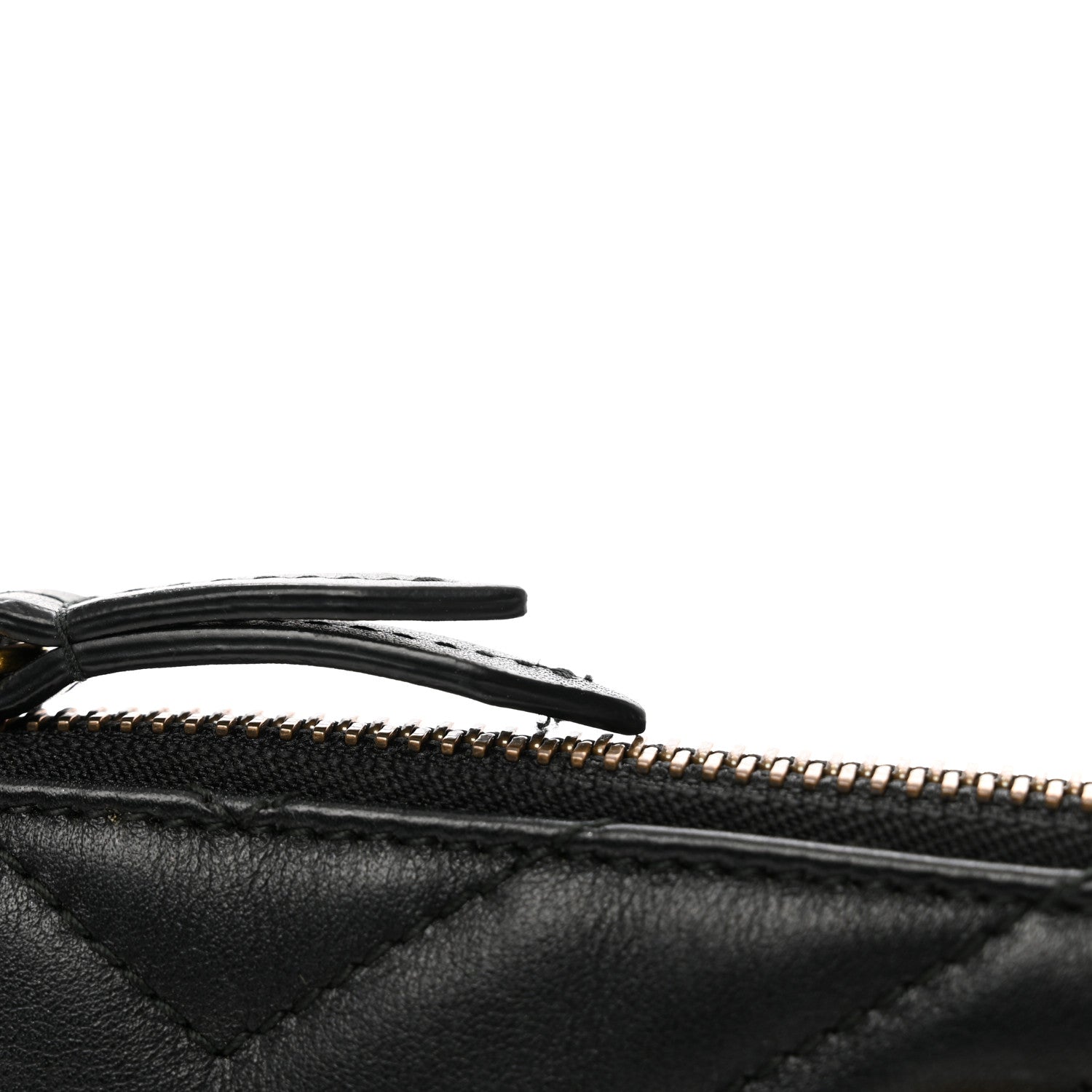 Gucci Calfskin Matelasse Mini GG Marmont Chain Bag Black 12 of 12