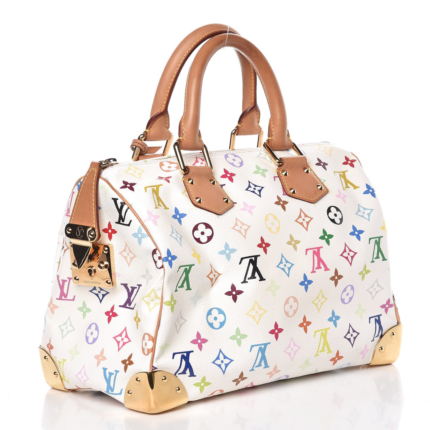 Monogram Multicolor Speedy 30 White