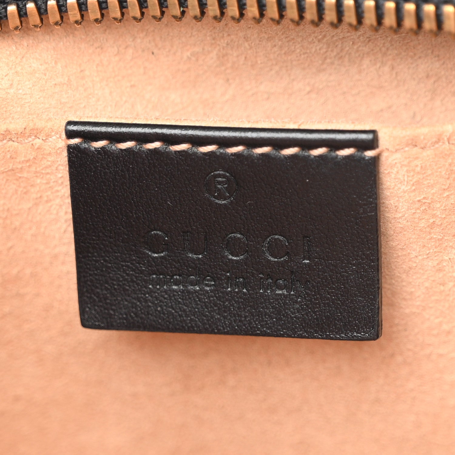 Gucci Calfskin Matelasse Small GG Marmont Chain Shoulder Bag Black 6 of 10