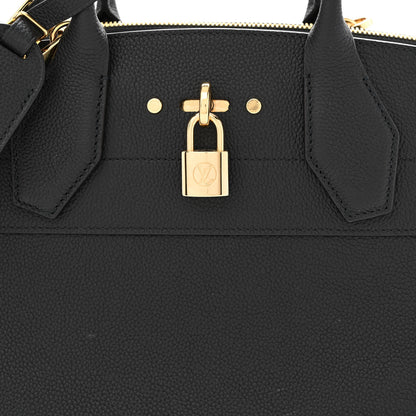 Louis Vuitton Taurillon City Steamer MM Black 7 of 9