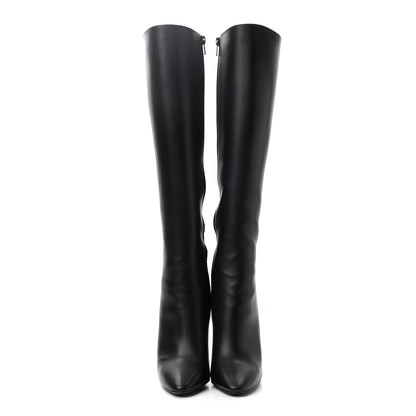 Saint Laurent Smooth Calfskin 68 Knee High Boots 38.5 Black 2 of 10