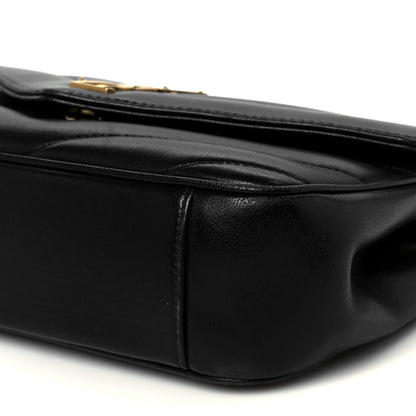 Saint Laurent Lambskin Chevron Quilted Small Loulou Black 13 of 13