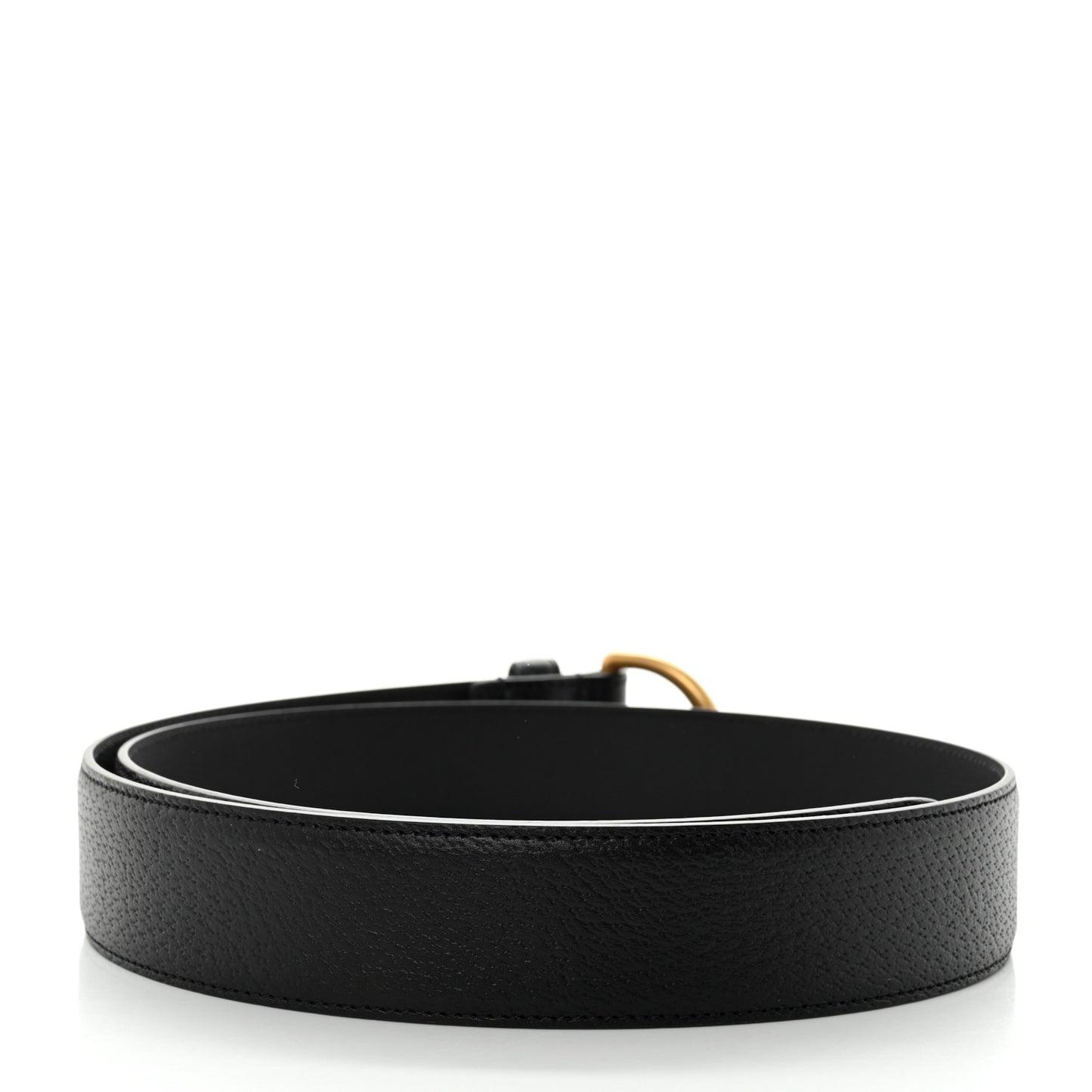 Textured Dollar Calfskin 40mm Belt 95 38 Black
