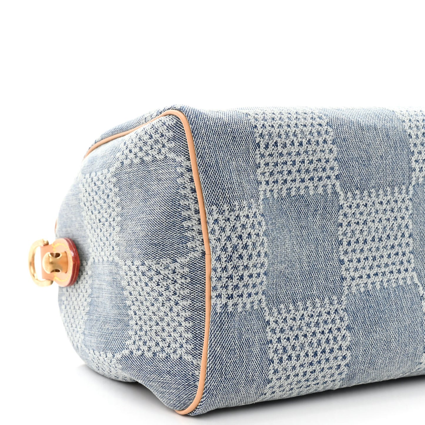 Damier Denim 3D Speedy Bandouliere 25 Bleu