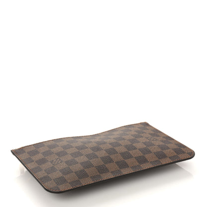 Louis Vuitton Damier Ebene Neverfull MM GM Pochette Rose Ballerine 4 of 9