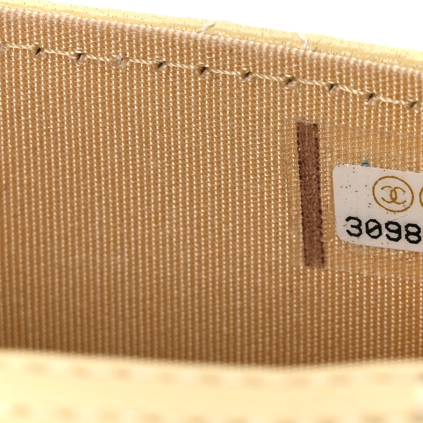 Lambskin Quilted Pearl Crush Clutch With Chain Yellow