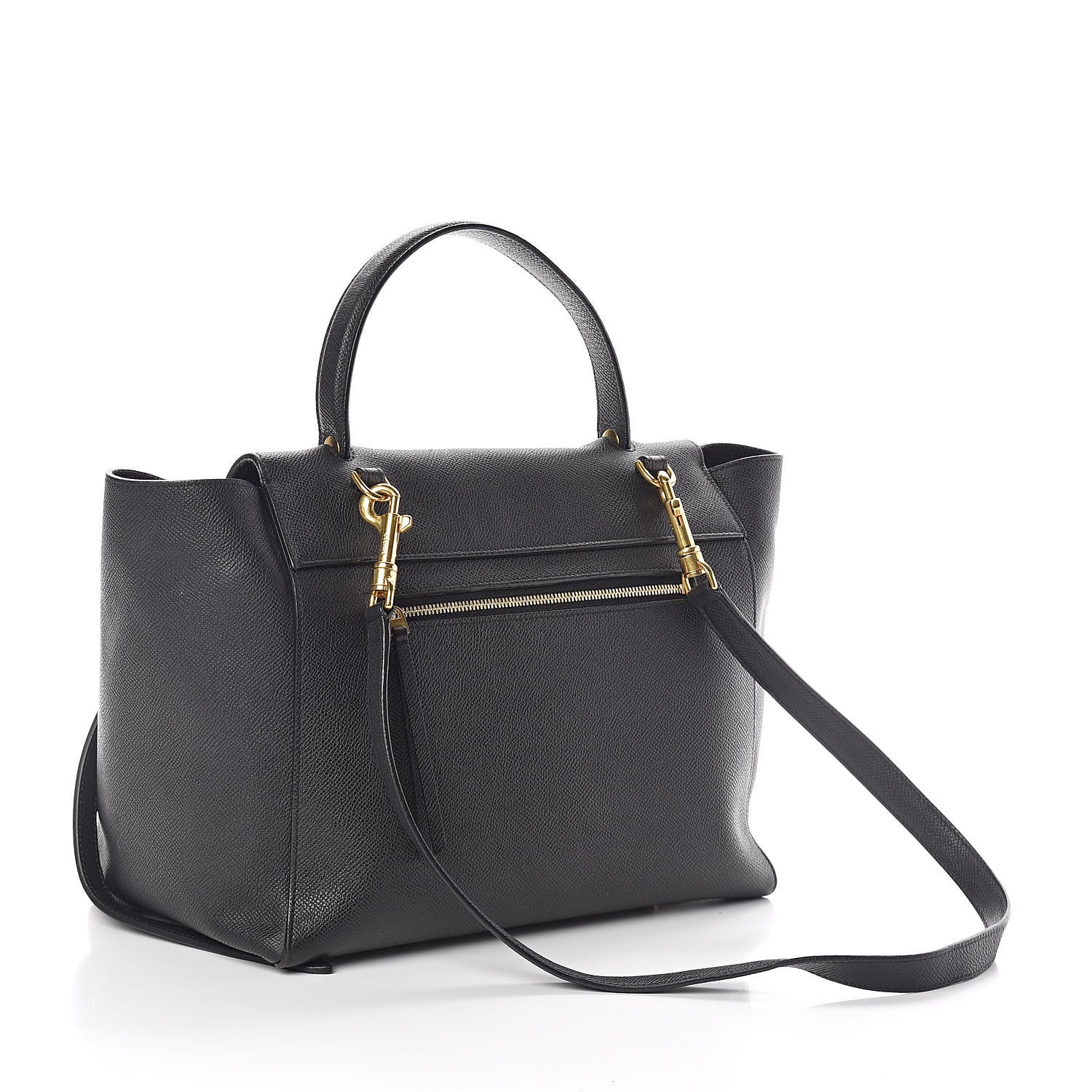 Celine Grained Calfskin Mini Belt Bag Black 3 of 9