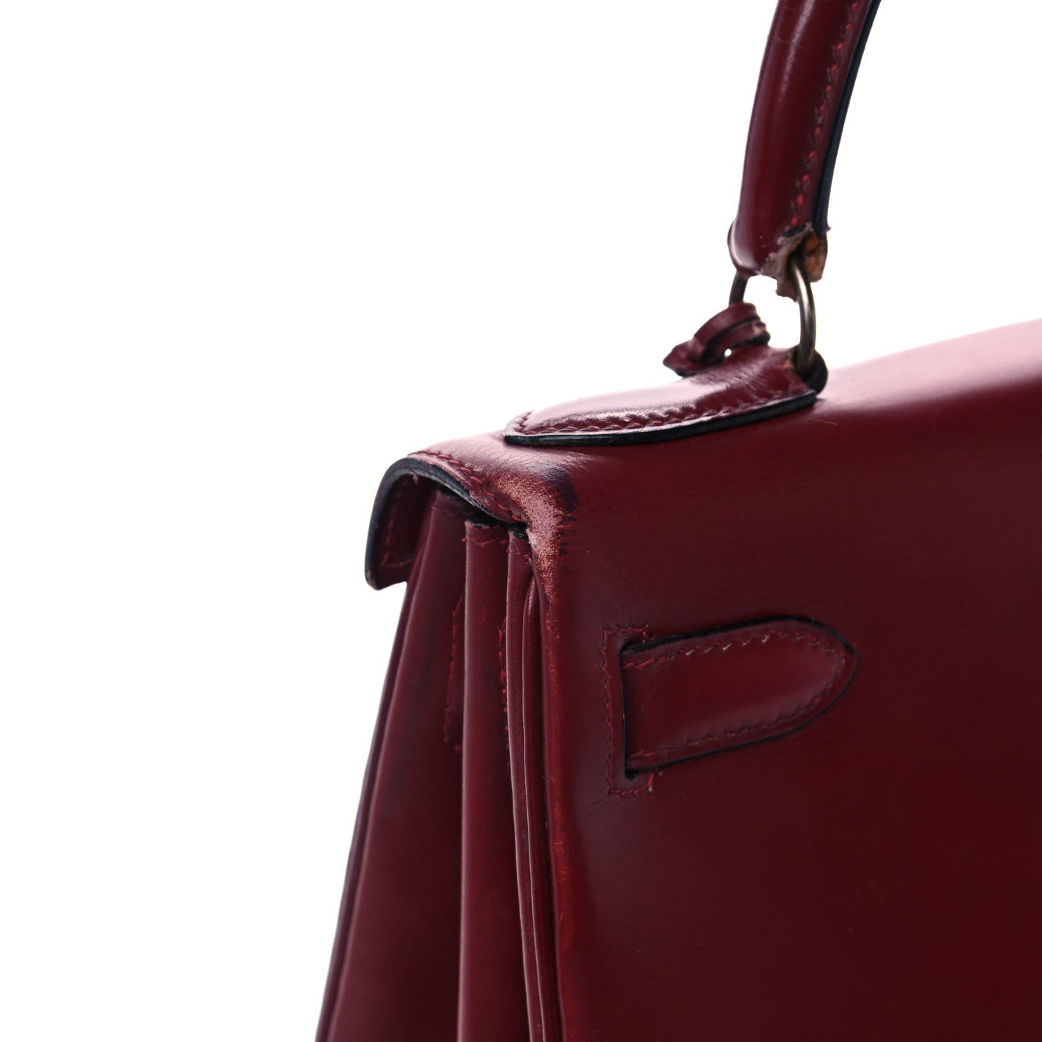 Hermes Box Kelly Retourne 28 Rouge H 13 of 16