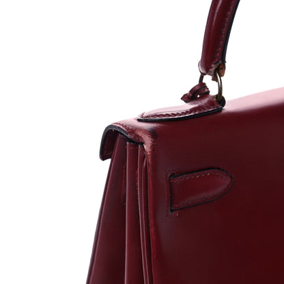 Hermes Box Kelly Retourne 28 Rouge H 13 of 16