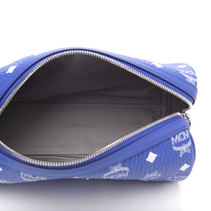 MCM Visetos Surf The Web Small Crossbody Blue 5 of 8