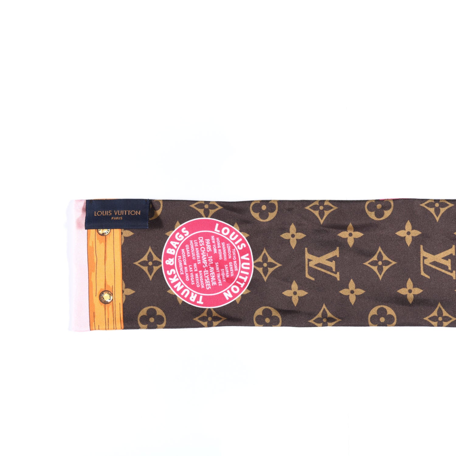 Louis Vuitton Silk Monogram Summer Trunks Bandeau Brown 3 of 3