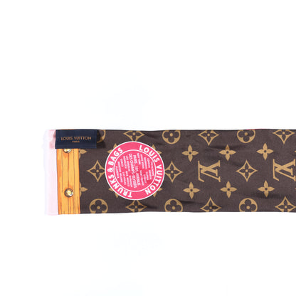 Louis Vuitton Silk Monogram Summer Trunks Bandeau Brown 3 of 3