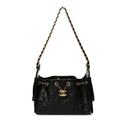 Chanel Caviar Quilted Mini Chanel 25 Handbag Black 1 of 11