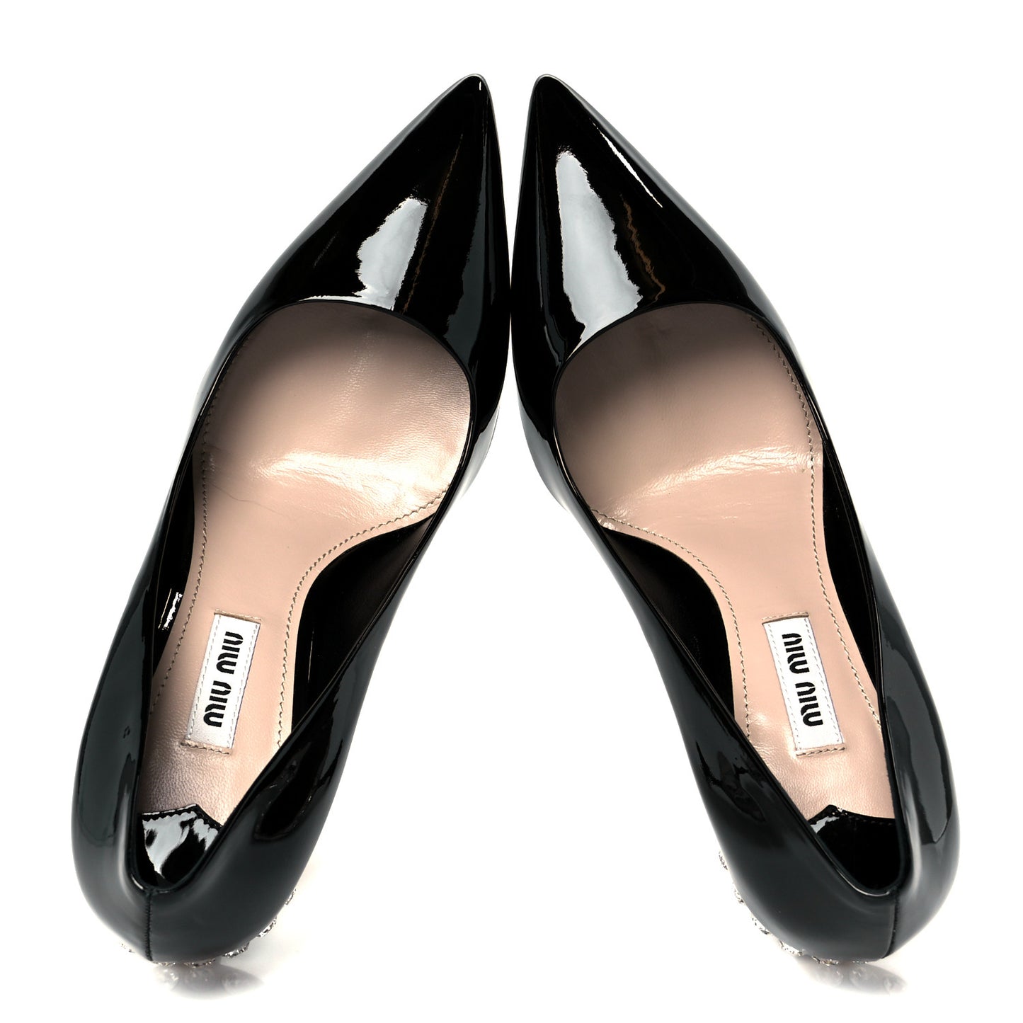 Vernice Crystal Pumps 37 Black