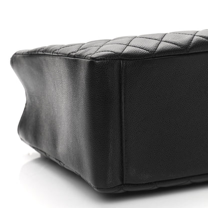 Chanel Caviar Quilted Grand Shopping Tote GST Black 9 of 10