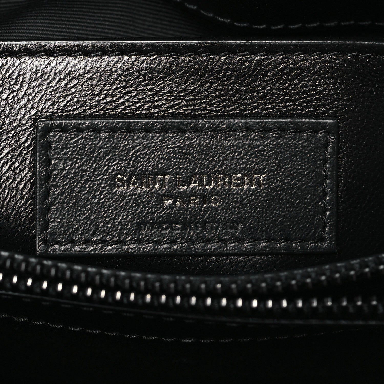 Saint Laurent Calfskin Y Quilted Monogram Monochrome Small Loulou Chain Satchel Black 6 of 10