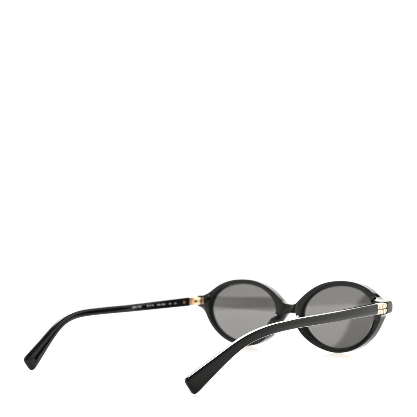 Acetate Oval Regard Sunglasses SMU04Z Black