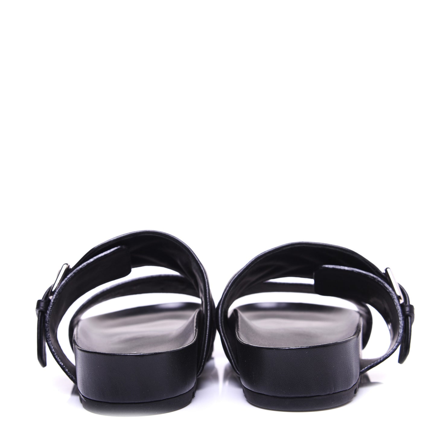 Calfskin New Wave Bom Dia Mule Sandals 37 Black