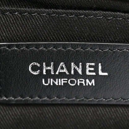 Chanel Calfskin Quilted CC Uniform Flap Belt Bag Black 6 of 10