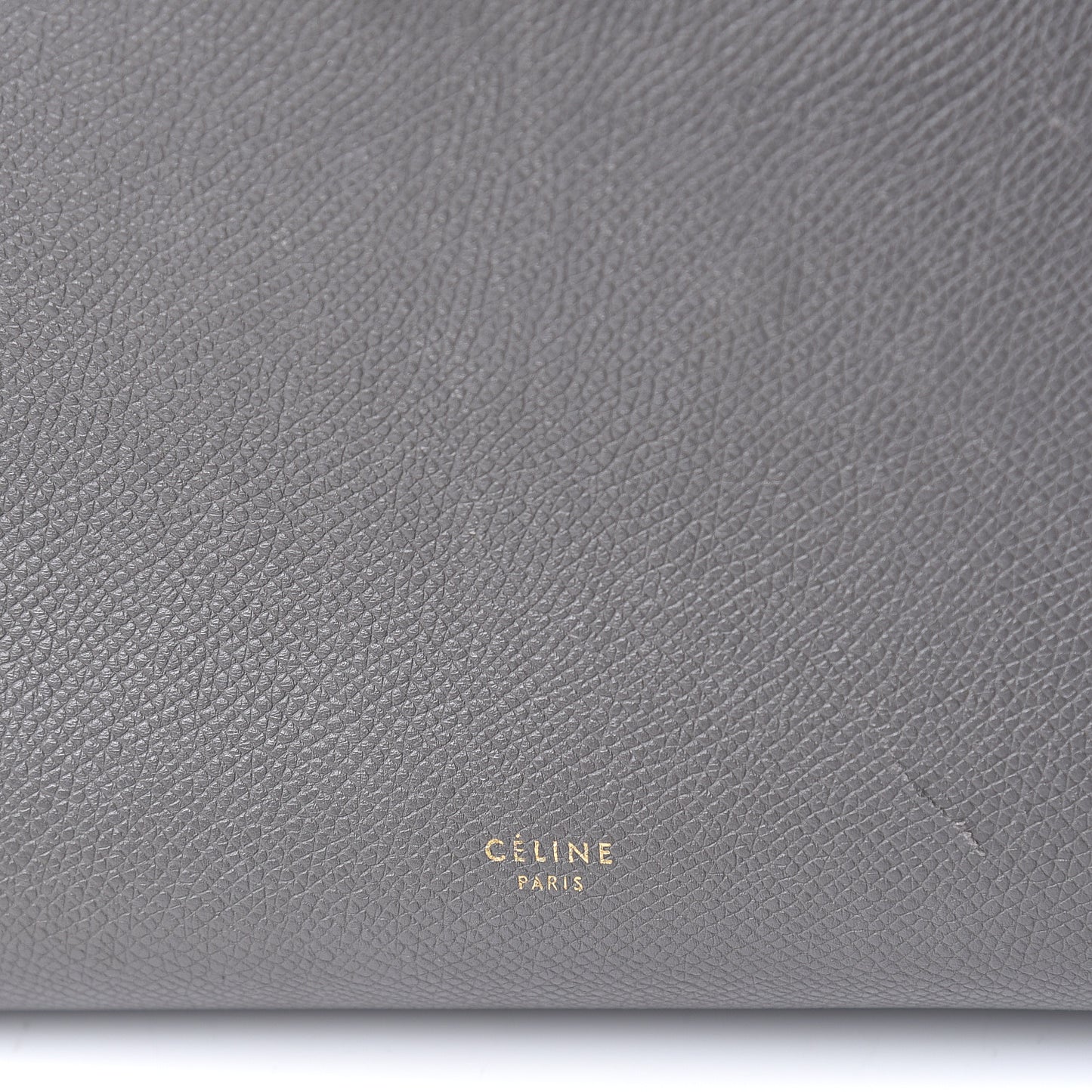 Grained Calfskin Mini Belt Bag Grey