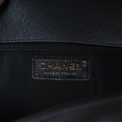 Chanel Caviar Quilted Medium Boy Flap Black 6 of 8