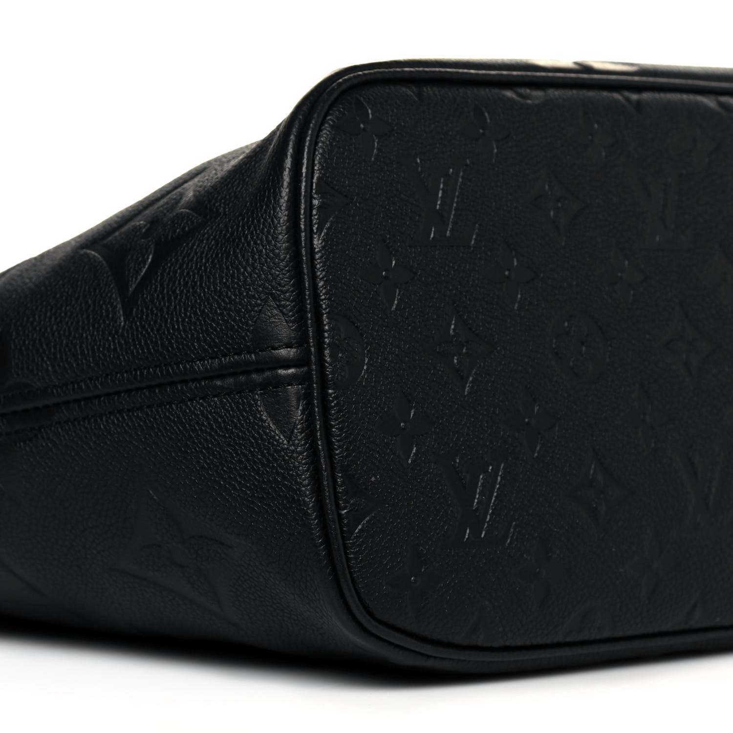 Louis Vuitton Empreinte Monogram Giant Neverfull MM Black 9 of 10