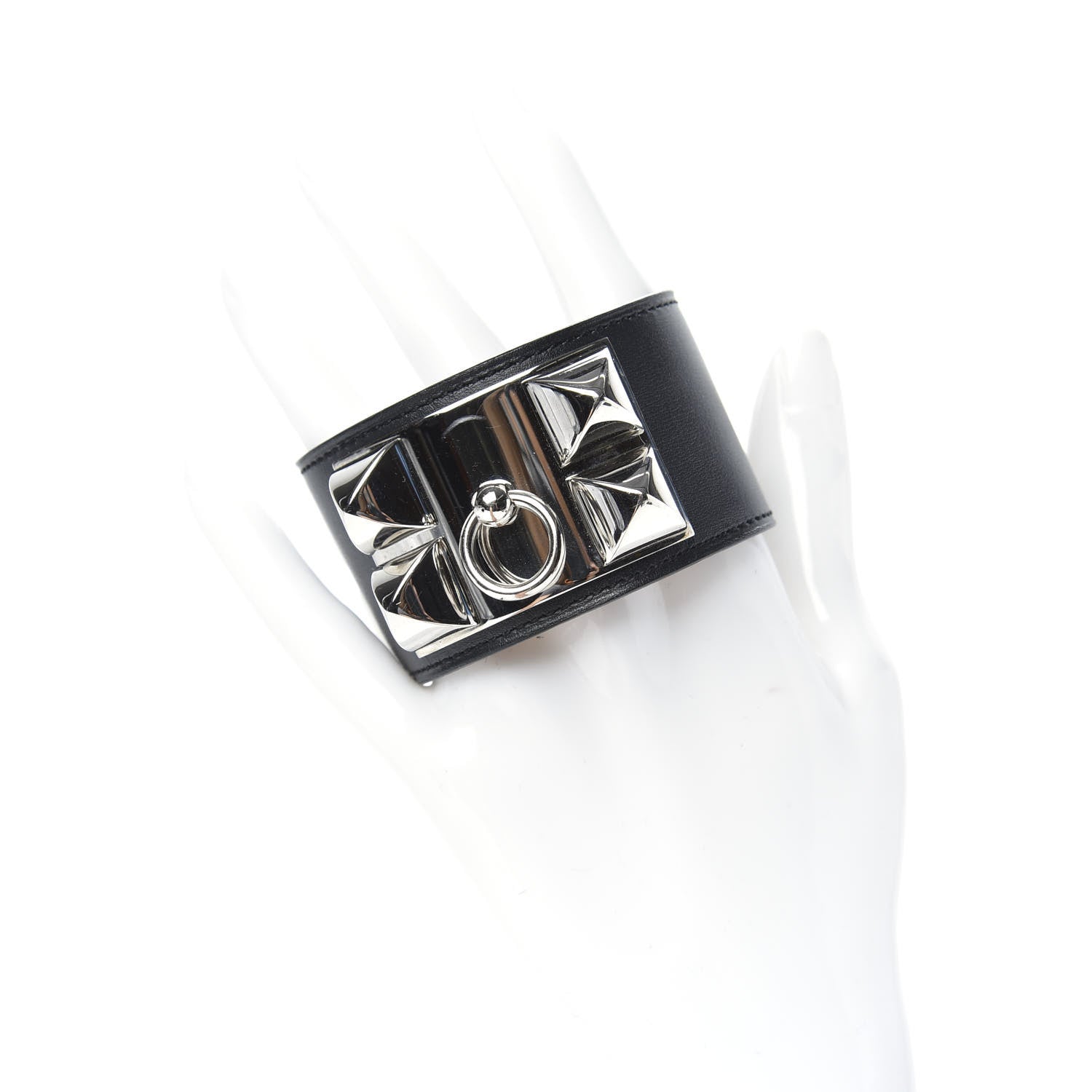 Hermes Chamonix Collier de Chien CDC Bracelet S Black 2 of 5