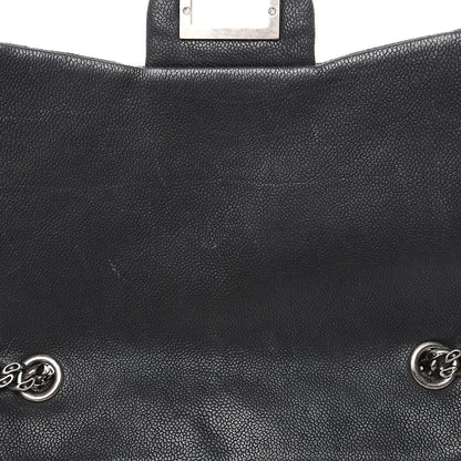 Chanel Washed Caviar Quilted 2.55 Reissue 227 Bijoux Chain Flap Black 12 of 15