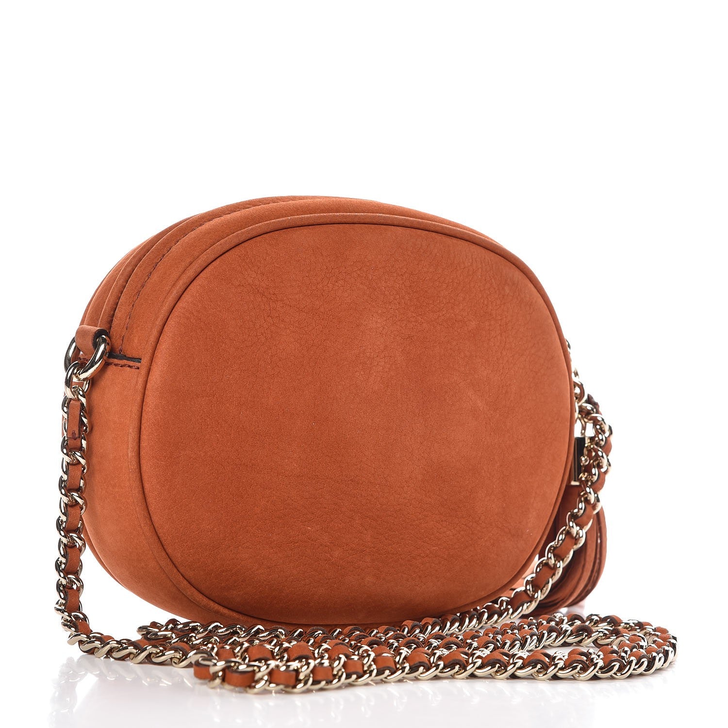 Gucci Vitello Range Mini Soho Chain Bag Old Whisky 3 of 9