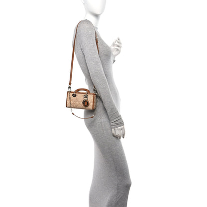 Christian Dior Raffia Micro Cannage Lady D-Joy Natural 2 of 9