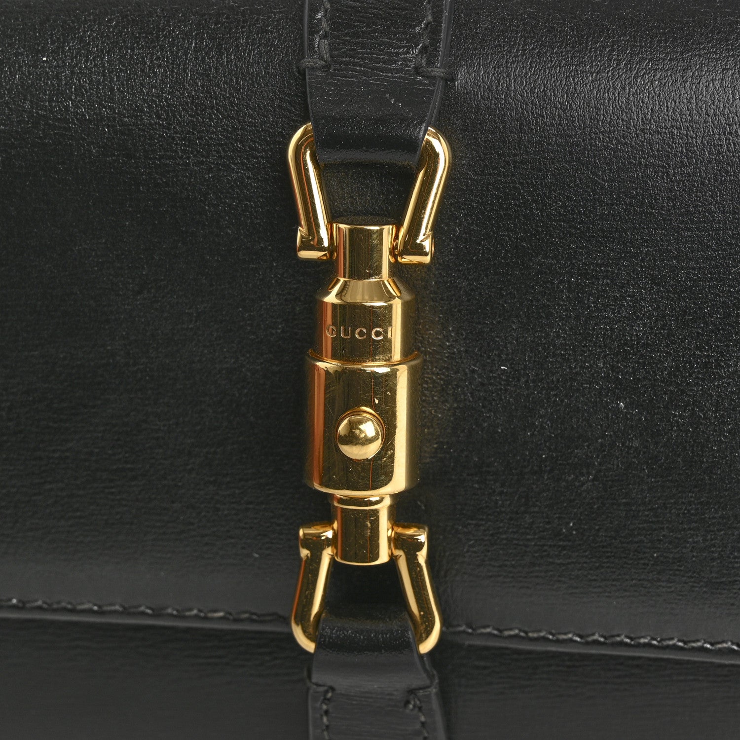 Gucci Calfskin Jackie 1961 Chain Wallet Black 10 of 12