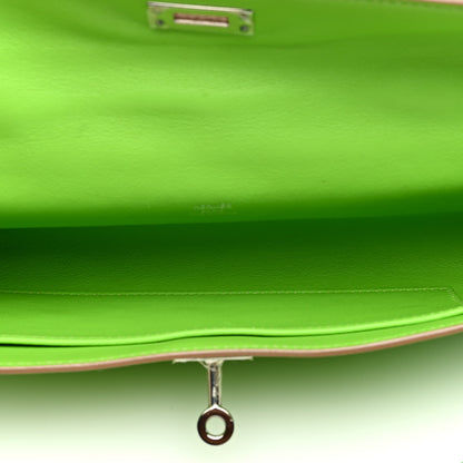 Hermes Swift Kelly Cut Clutch Pochette Kiwi 5 of 7