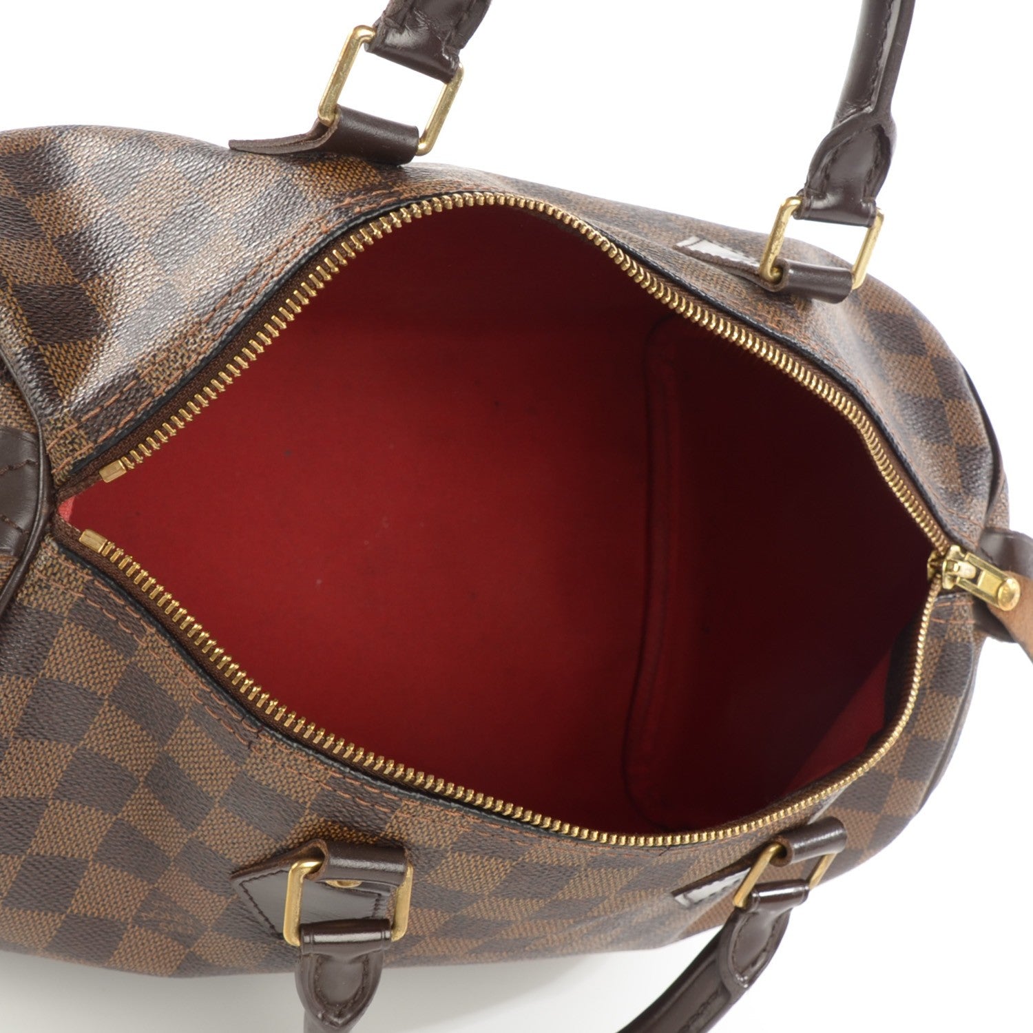 Louis Vuitton Damier Ebene Speedy 30 10 of 14